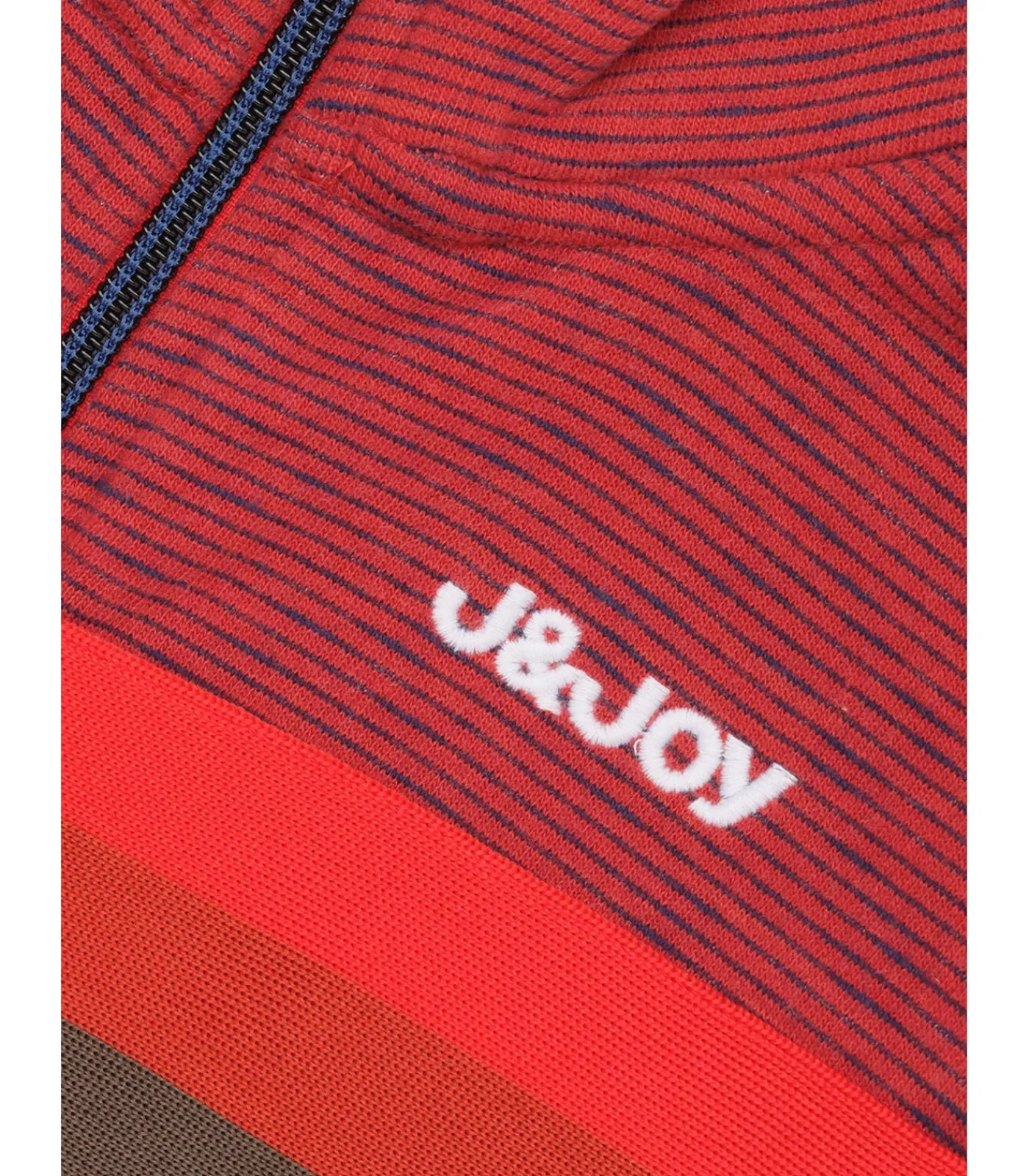 Discount Jongenssweater met veelkleurige streep en rits Kinderen Truien & Vesten