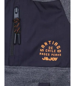 Jongenstrui met capuchon en Santiago-logo op het hart Kinderen Truien & Vesten