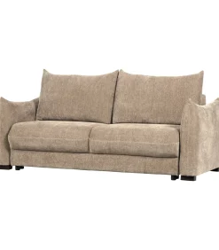 WOOOD Jonne 3-Zits Slaapbank - Chennile - Naturel - 92x233x105