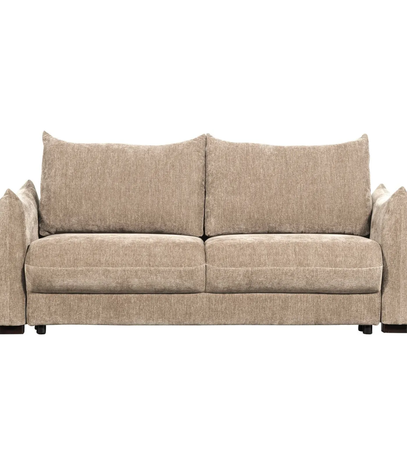 WOOOD Jonne 3-Zits Slaapbank - Chennile - Naturel - 92x233x105