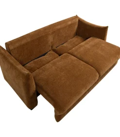 Jonne 3-Zits Slaapbank - Chennile - Bruin - 92x233x105 Zetels