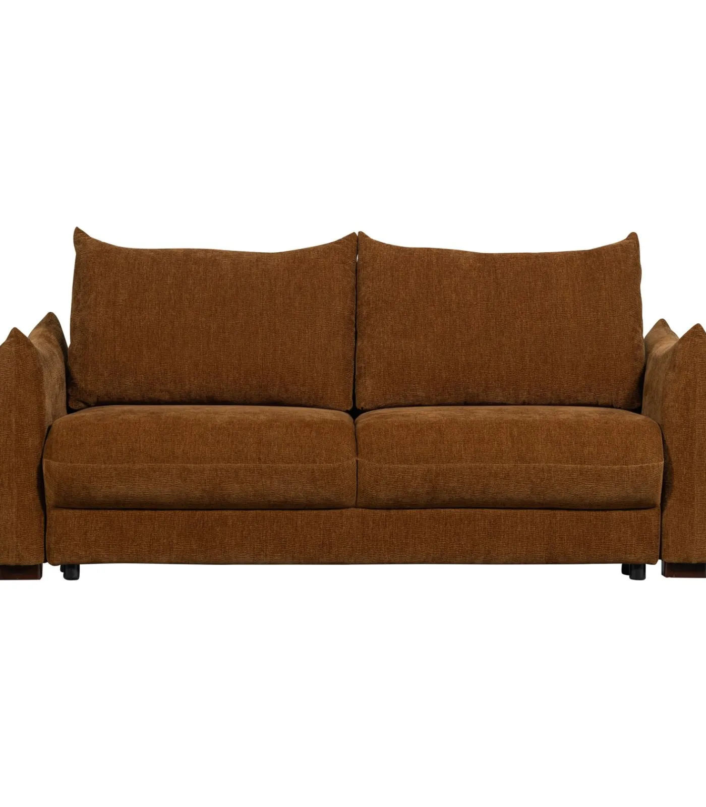 Jonne 3-Zits Slaapbank - Chennile - Bruin - 92x233x105 Zetels