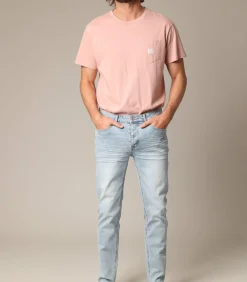 JOSUE - Herenjeans van licht denim Heren Jeans