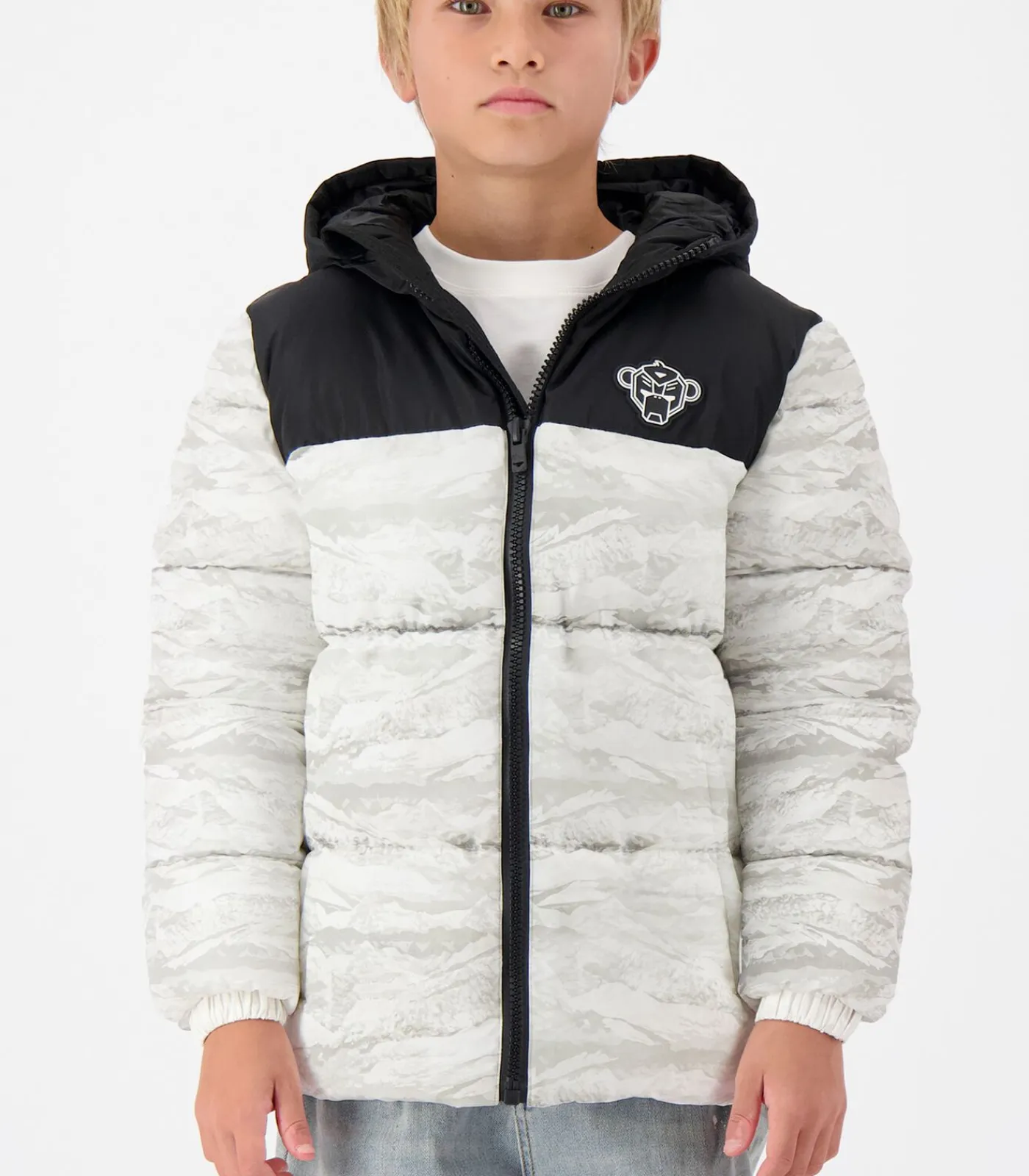 Kinderen Black Bananas Jr Peek Freeze Puffer Jas