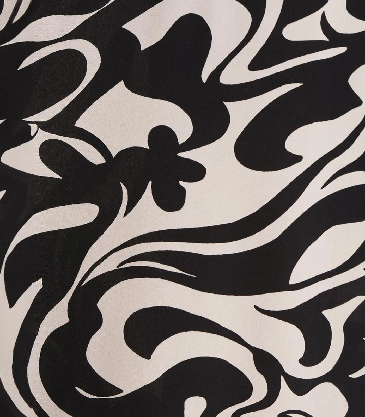 Online Jumpsuit met korte mouwen en zwart-wit print DAMES Jumpsuits