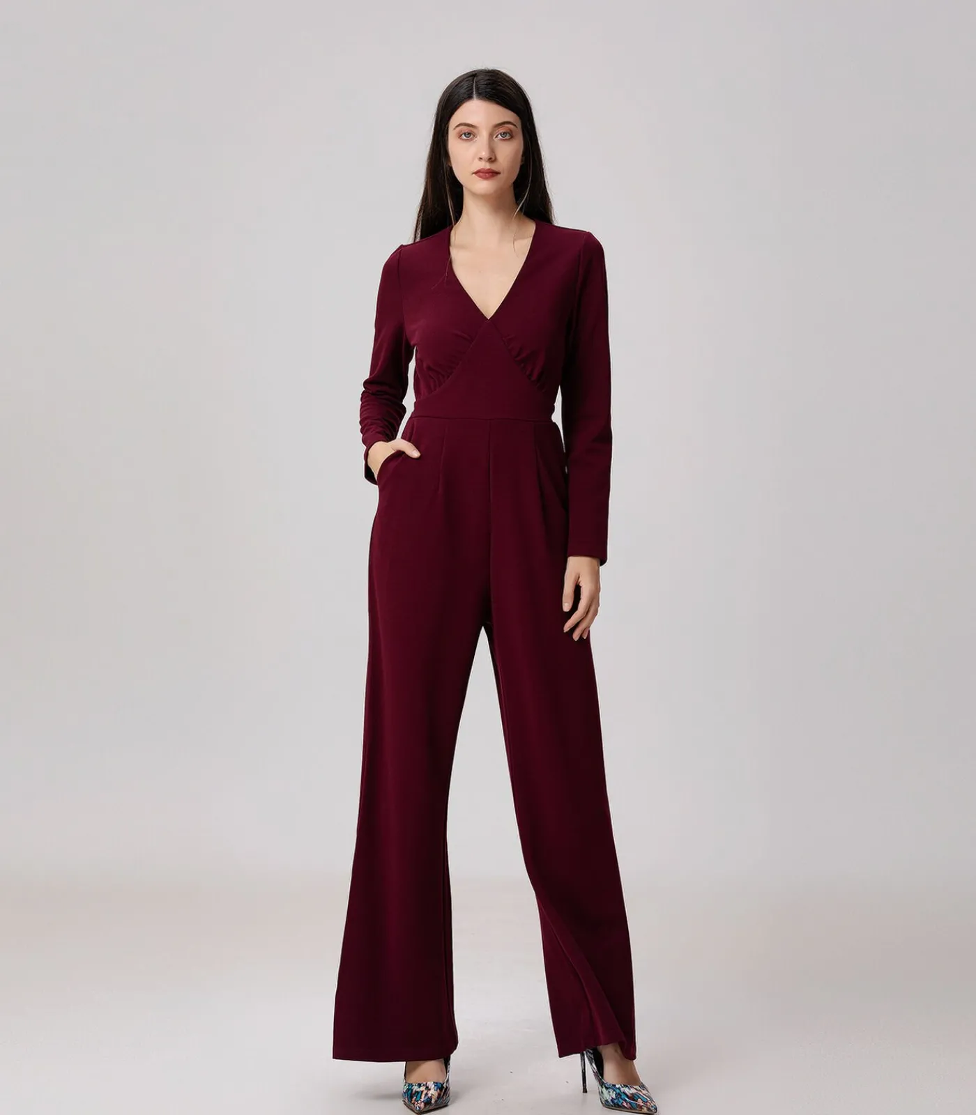 DAMES Smart & Joy Jumpsuit met V-decolleté