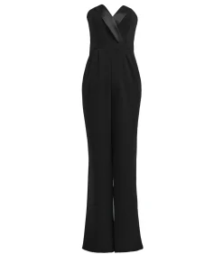 DAMES Goddiva Jumpsuit “Satin Collar Scuba Jumpsuit”