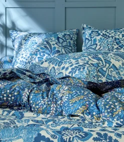 Discount JUNGLE Indigo - Laken 100% coton Lakens