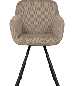 WOOOD Juno Eetkamerstoelen - Mesh - Naturel - Set van 6