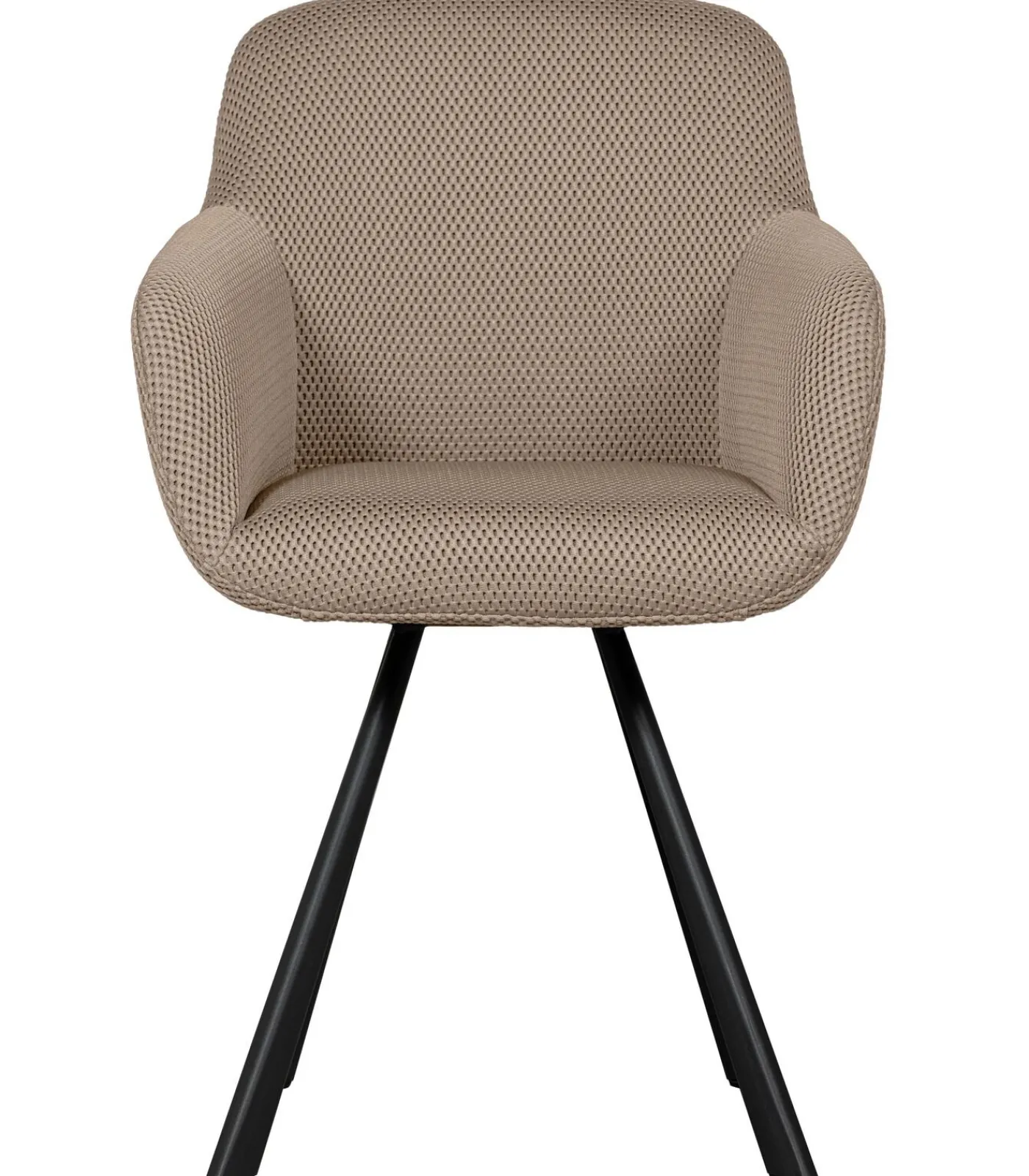 WOOOD Juno Eetkamerstoelen - Mesh - Naturel - Set van 6