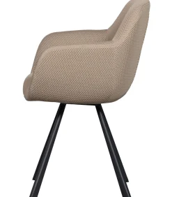WOOOD Juno Eetkamerstoelen - Mesh - Naturel - Set van 6