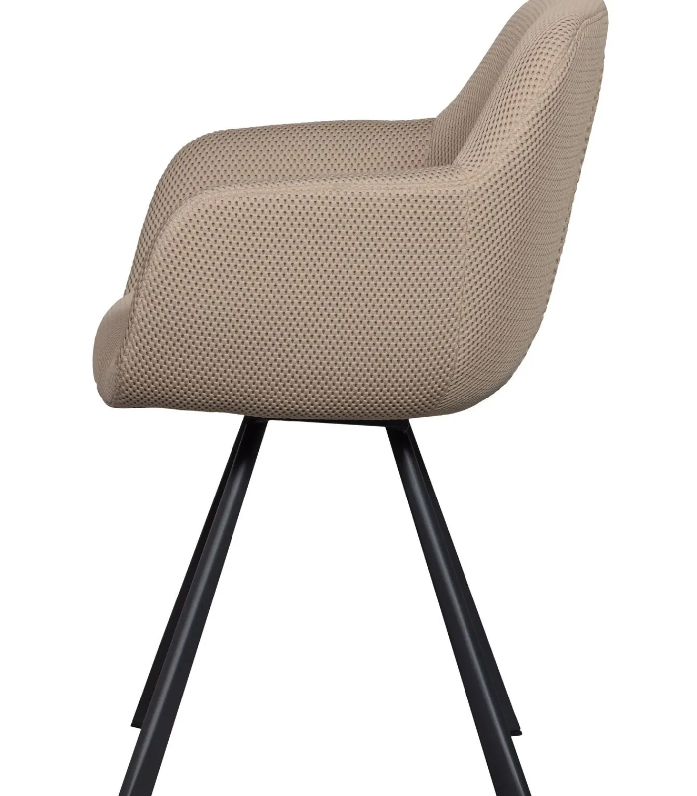 WOOOD Juno Eetkamerstoelen - Mesh - Naturel - Set van 6