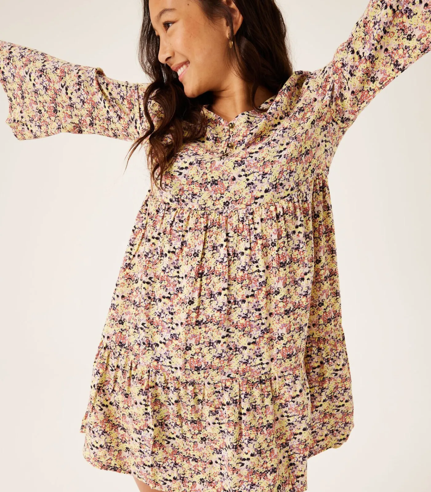 Kinderen Garcia Jurk met bloemenpatroon