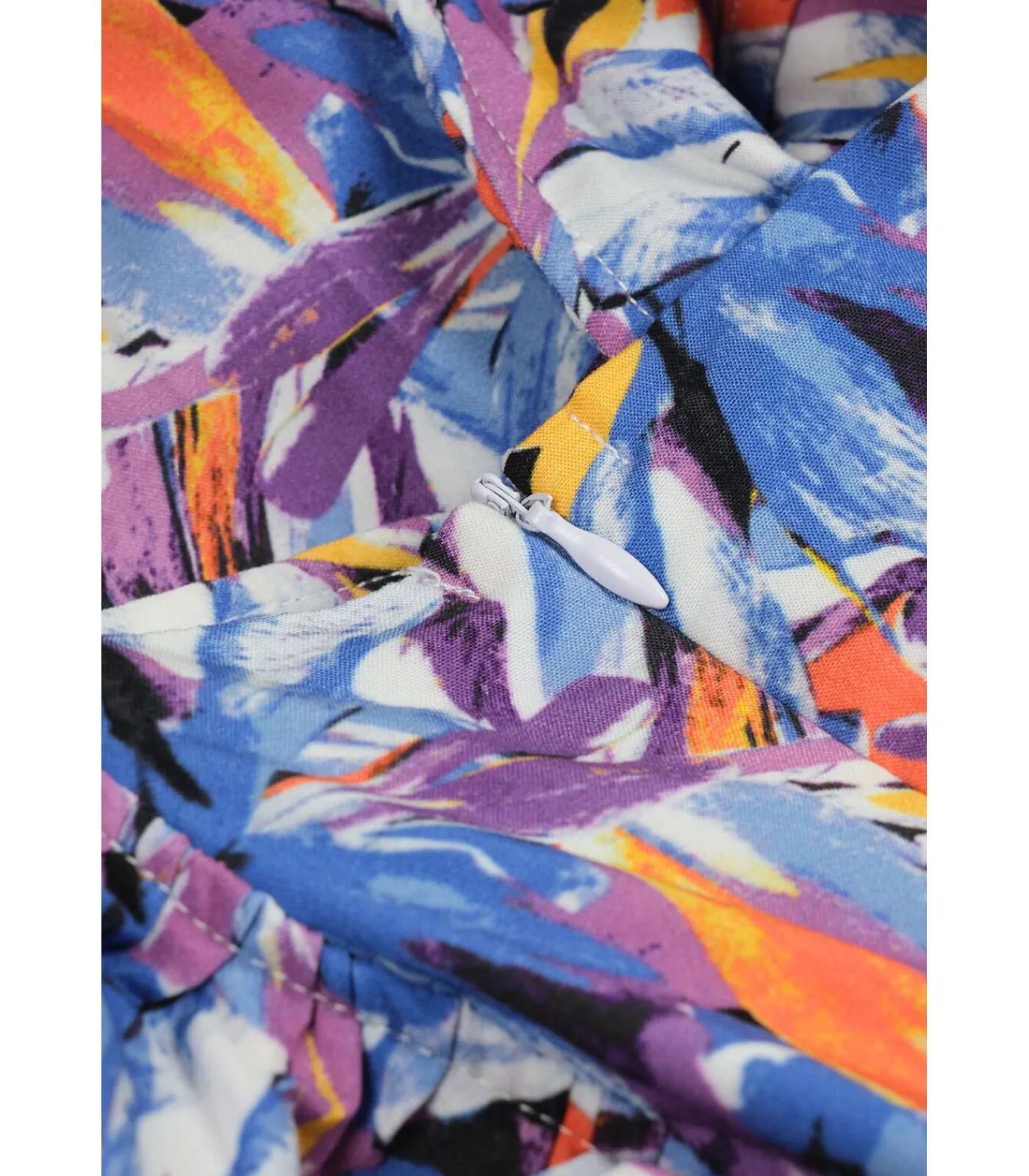 Kinderen J&JOY Jurk met ruches en floral print