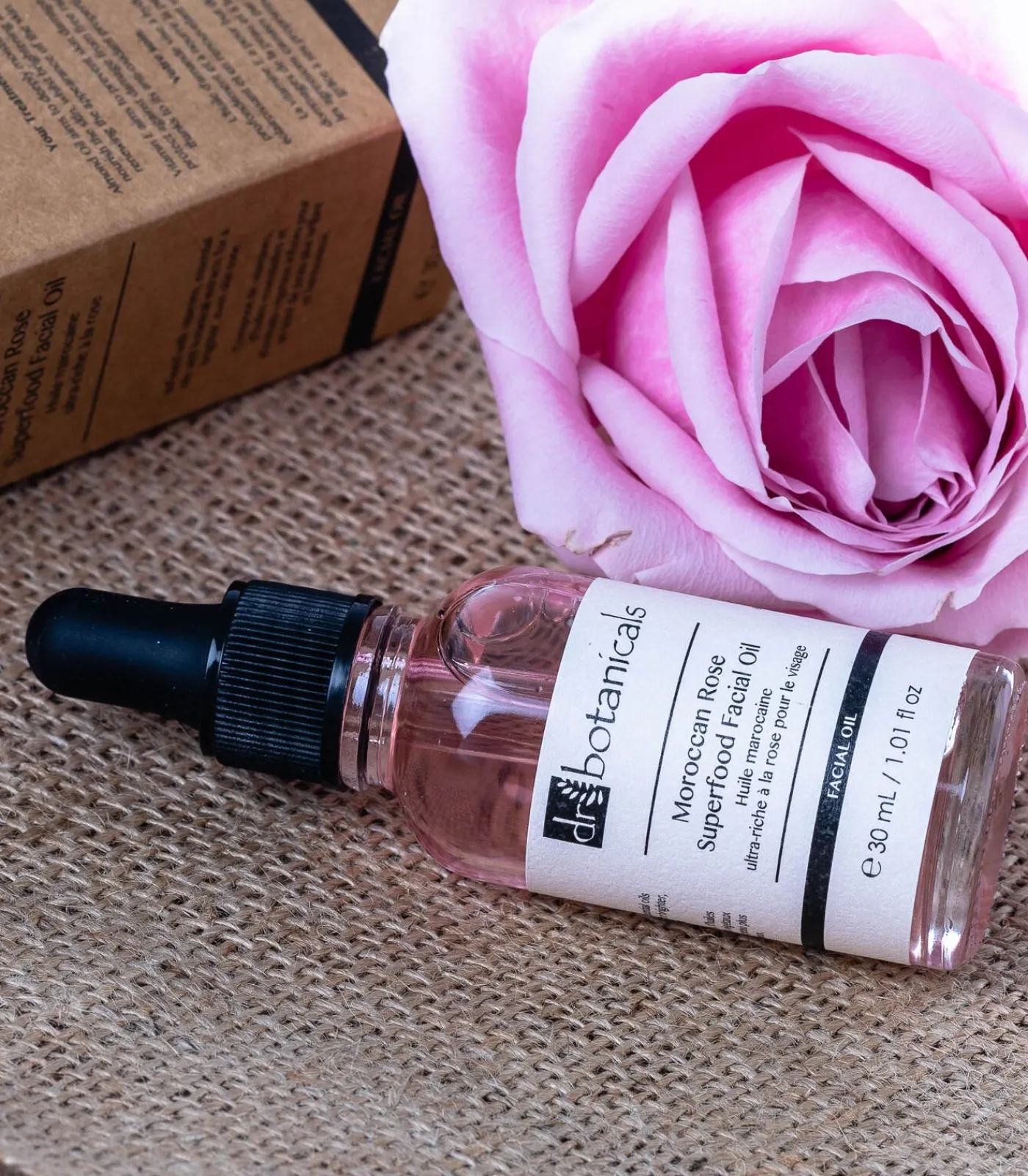 Dr Botanicals K2 DB Marokkaanse Roos Superfood Gezichtsolie 30ml X 2