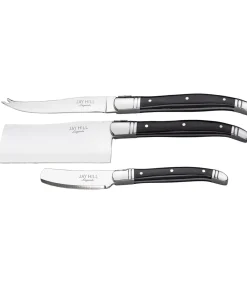 Jay Hill Kaasmessenset Laguiole - Zwart - 3 Stuks