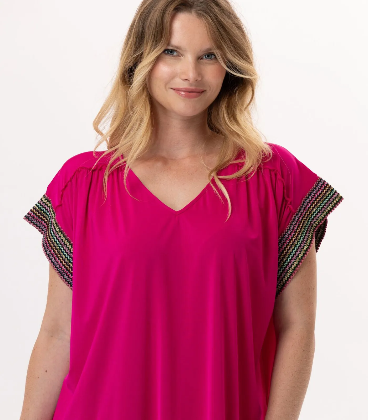 DAMES LE CHAT Kaftan van jersey PAMPELONNE 940