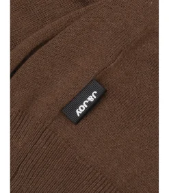 Heren J&JOY Kaki herentrui met ritskraag