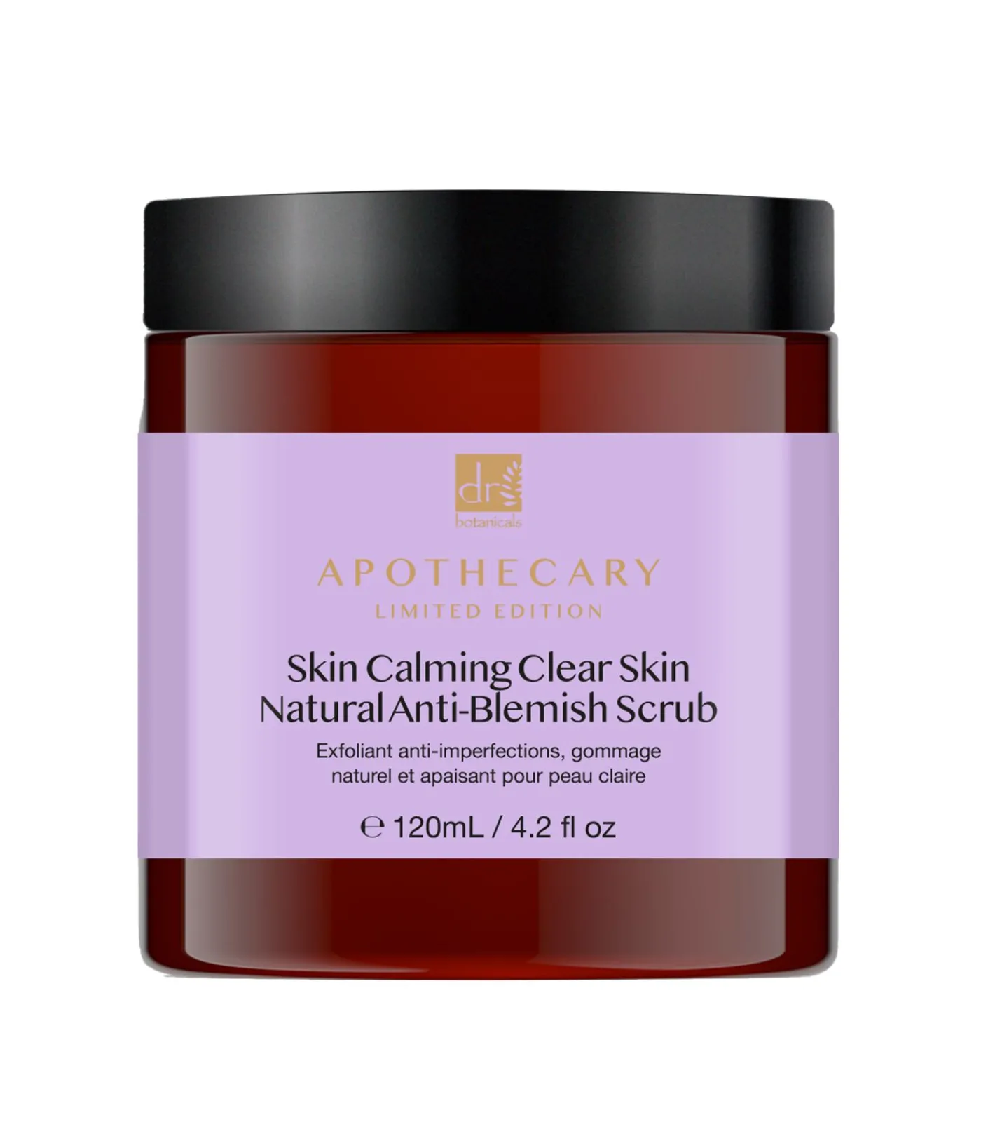 Dr Botanicals Kalmerende Heldere Huid Natuurlijke Anti-Puistjes Scrub 120ml