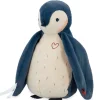Kinderen Kaloo knuffel pinguïn blauw met white noise en recorder