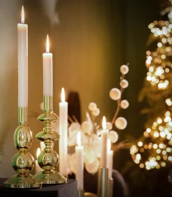 Present Time Kandelaar Dazzle Large - Goud - Ø10cm