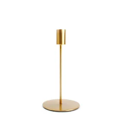 Online Kandelaar 10xH20cm metaal goud Pillar Kaarsen & Kaarshouders