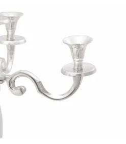 Sale Kandelaar Zilver 39 x 39 x 60 cm Aluminium Kaarsen & Kaarshouders