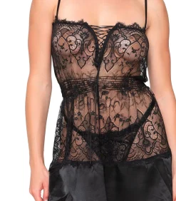 DAMES LUNA Kanten nachtpon AMELIE