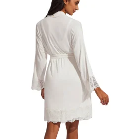 Discount Kanten negligé Matilda bruiloft DAMES Badjassen