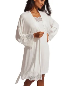 Discount Kanten negligé Matilda bruiloft DAMES Badjassen