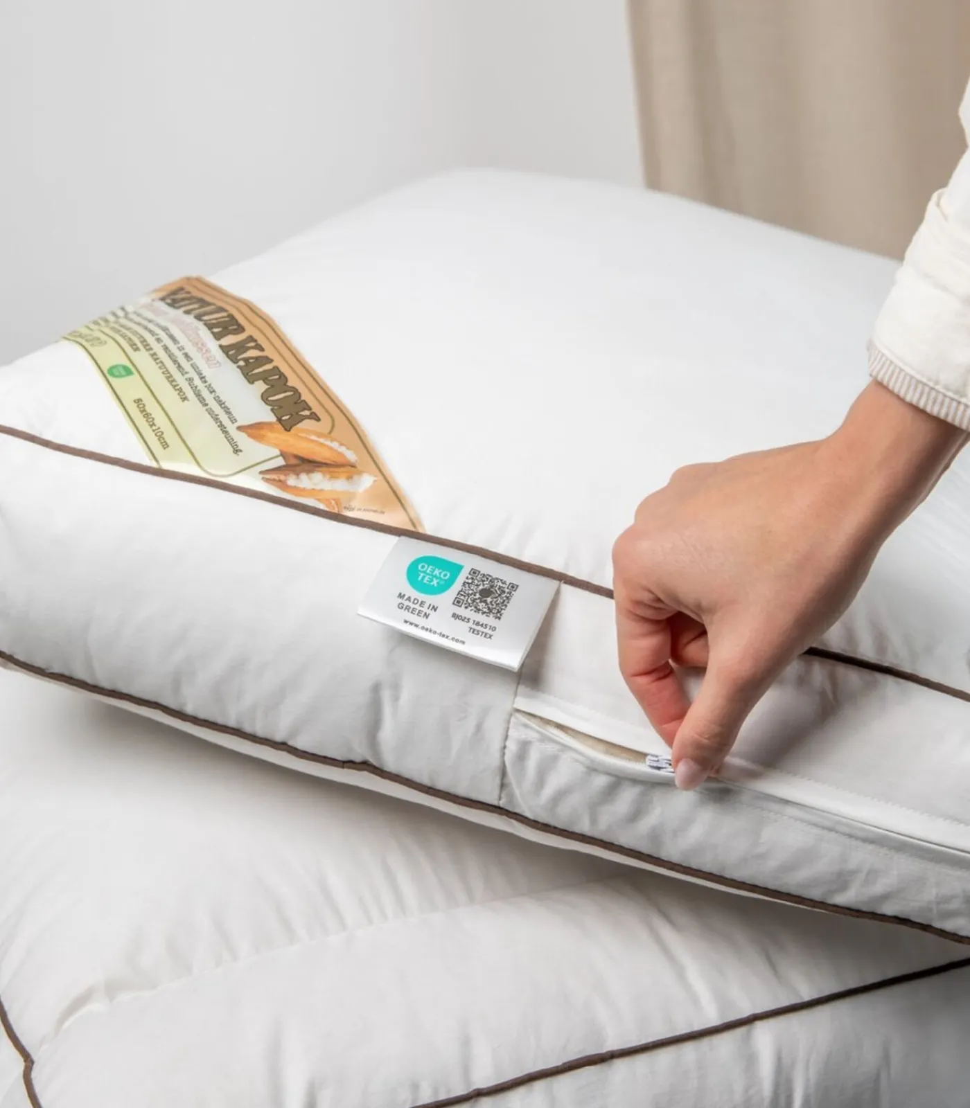 NachtrustOnline Kapok Neksteunkussen