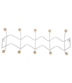 Present Time Kapstok Double Zig Zag - Wit - 61x6.5x20cm
