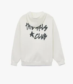 DAMES Koton Kapstok Ecru Sweatshirt met Rits en Capuchon Met Print