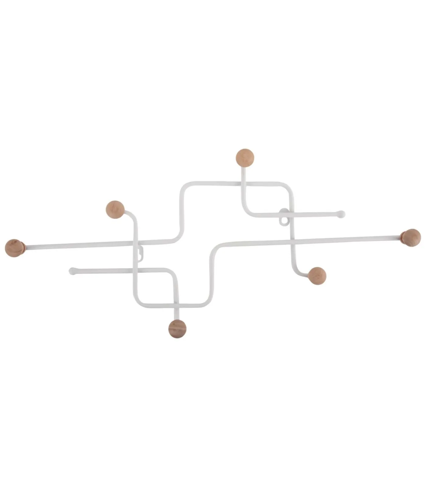 Best Kapstok Metro - Mat Wit- 60.5x4x26.5cm Organiseren