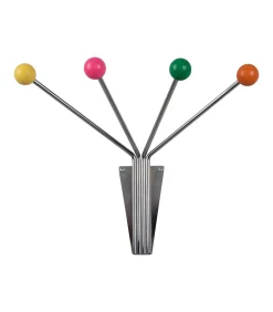 Hot Kapstok Neptune - Nikkel - 30x21x11.5cm Organiseren