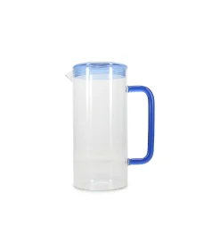 Sale Karaf 120cl met deksel blauw Cruse Glazen & Karaffen