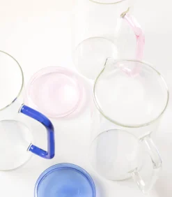 Sale Karaf 120cl met deksel blauw Cruse Glazen & Karaffen