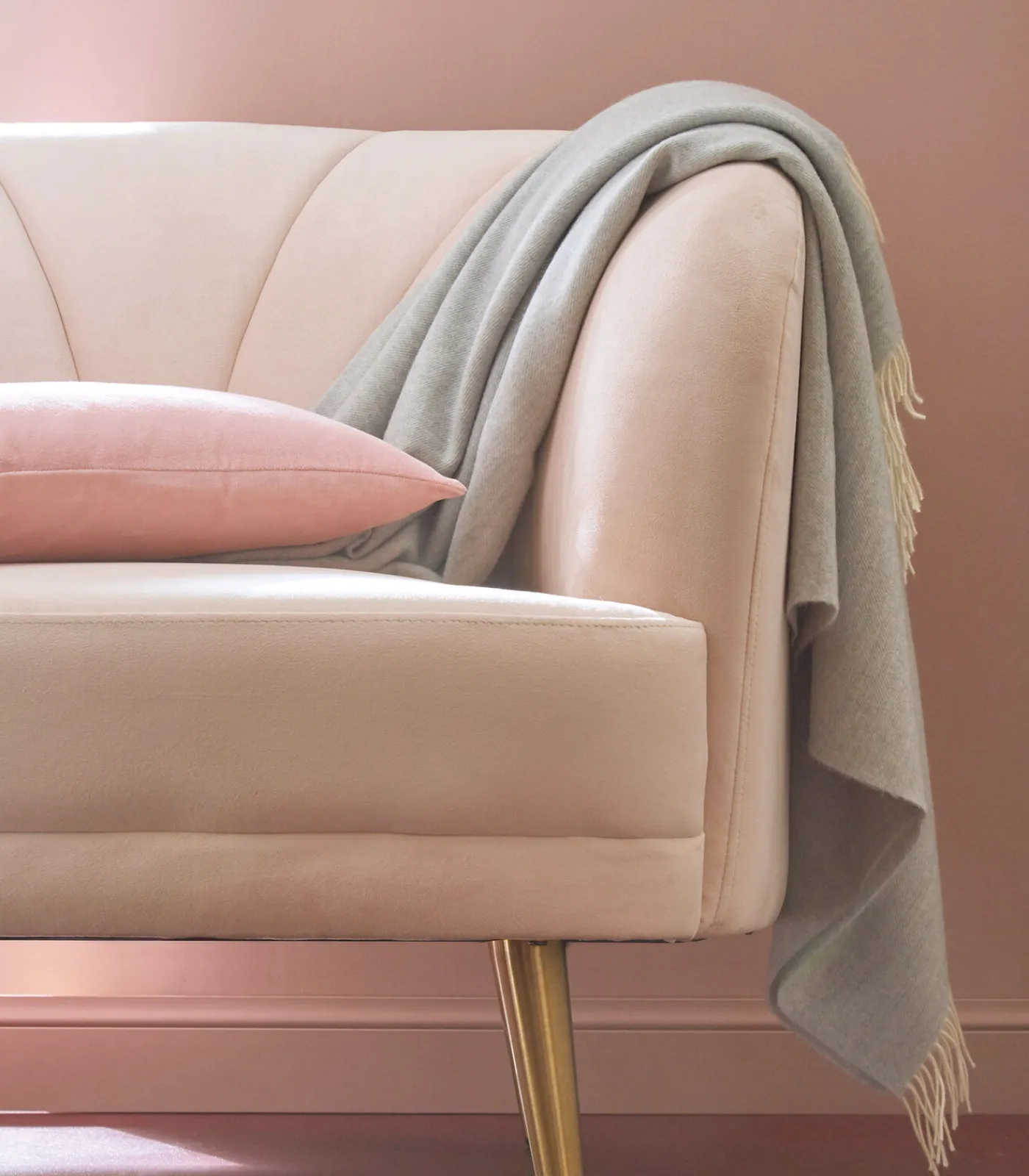 Sale KATMANDOU perle - Plaid Merino Bedspreien