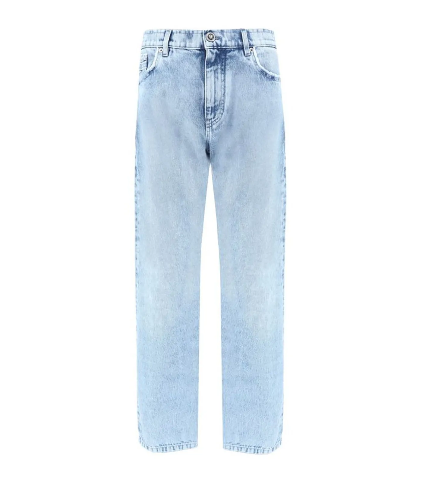 Heren Versace Katoenen Jeans Met Vijf Zakjes
