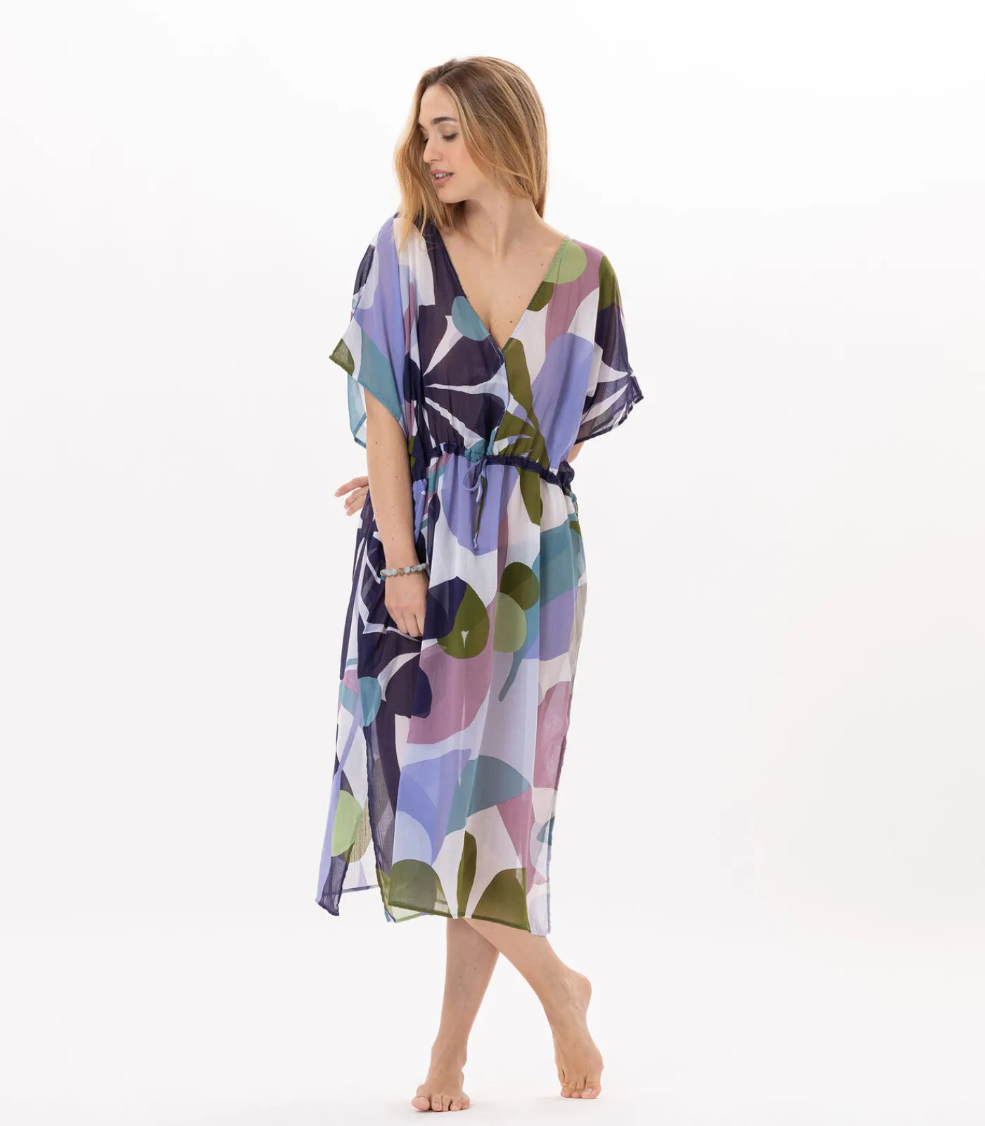 DAMES LE CHAT Katoenen jurk PORQUEROLLES 942