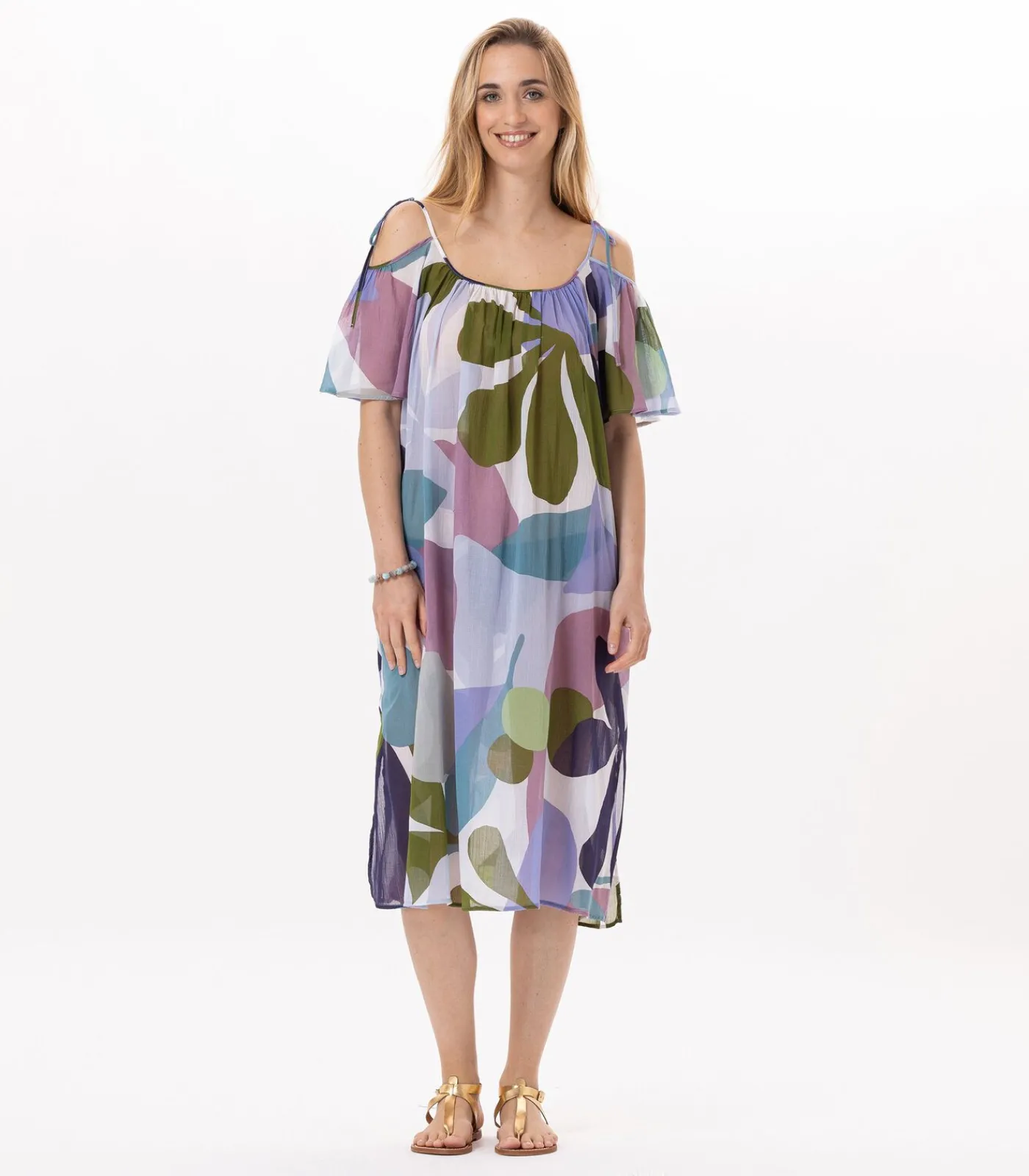 Discount Katoenen jurk PORQUEROLLES 941 DAMES Loungewear