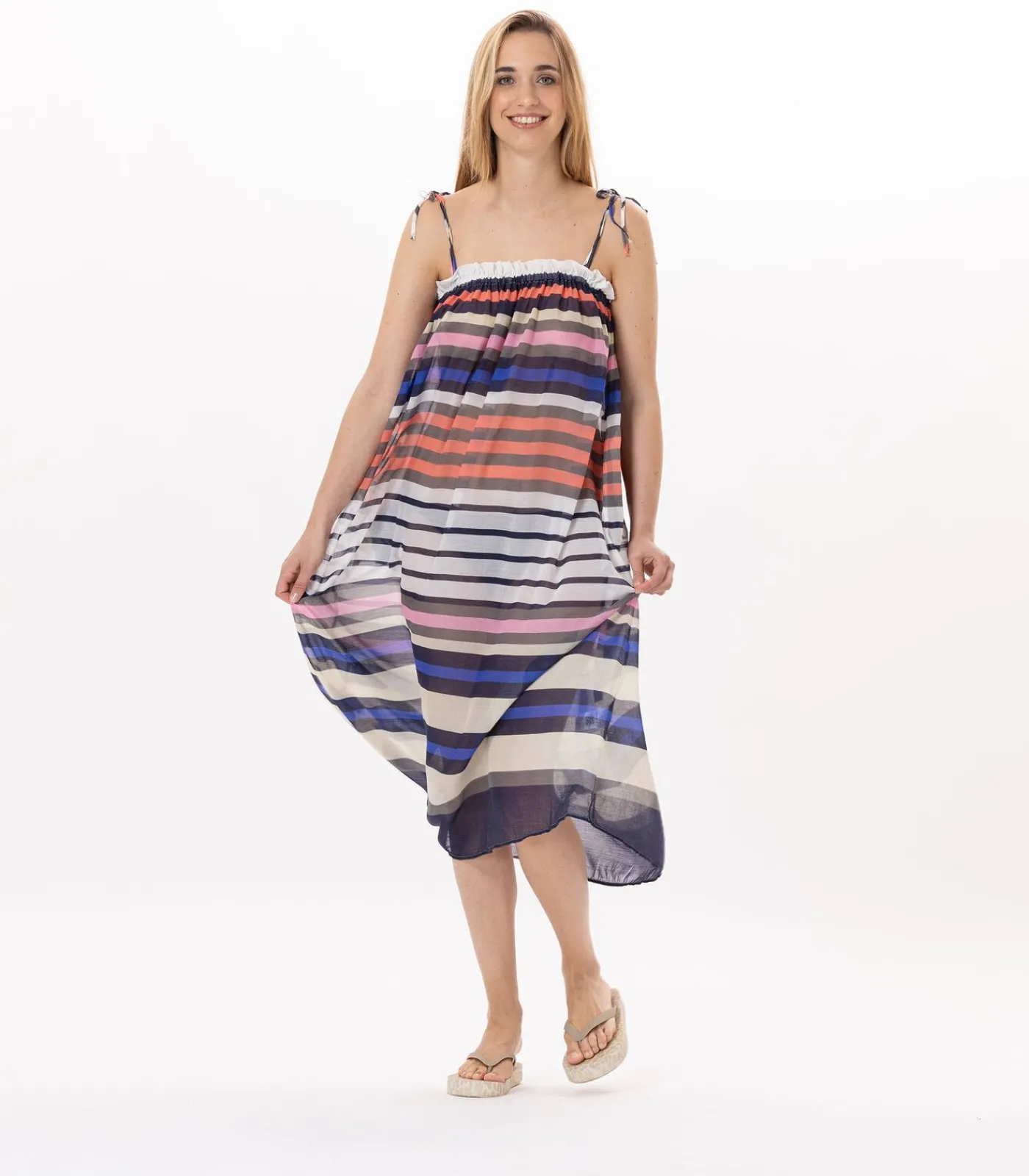 DAMES LE CHAT Katoenen jurk VALLAURIS 941