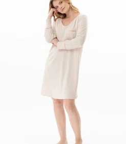 DAMES LE CHAT Katoenen modal nachthemd KELLY 121