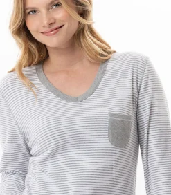 DAMES LE CHAT Katoenen nachthemd FLOCON 101