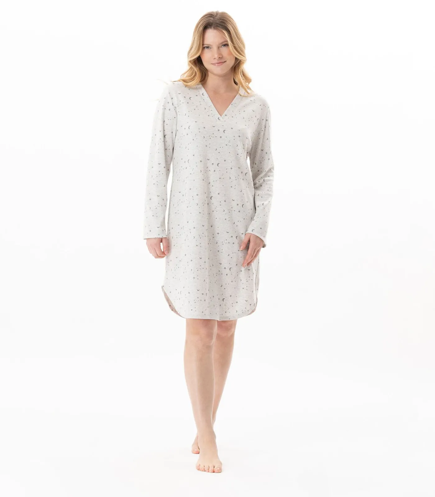 DAMES LE CHAT Katoenen nachthemd LUNA 101