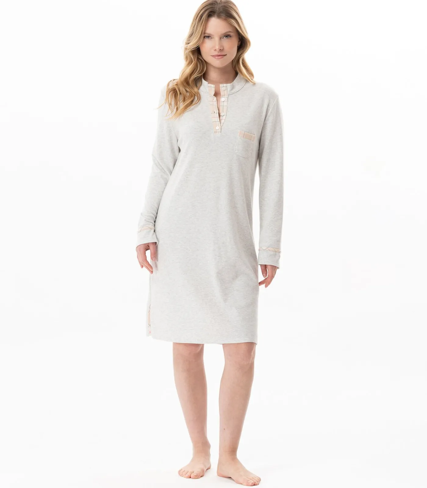 DAMES LE CHAT Katoenen nachthemd MONTAUK 101