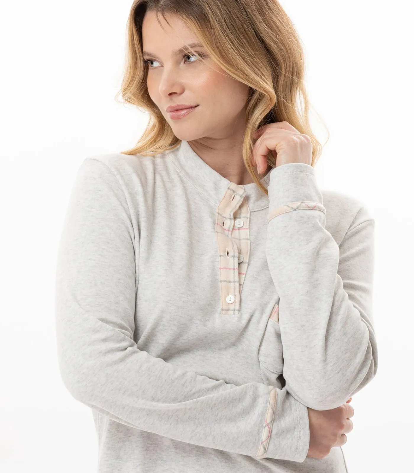 DAMES LE CHAT Katoenen nachthemd MONTAUK 101