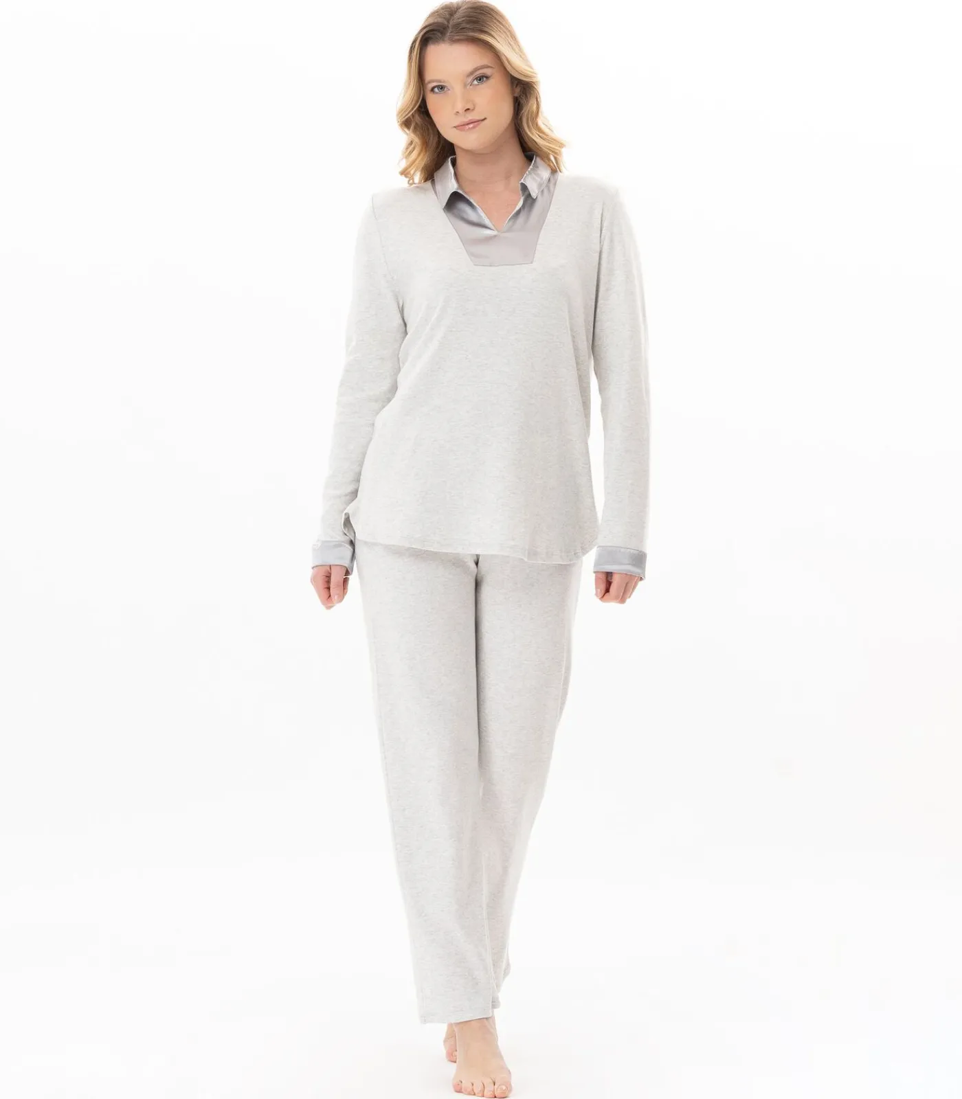 Clearance Katoenen pyjama ANDY 102 DAMES Nachtmode