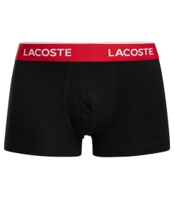 Heren LACOSTE Katoenen Stretchstrunks Van 3 Stuks
