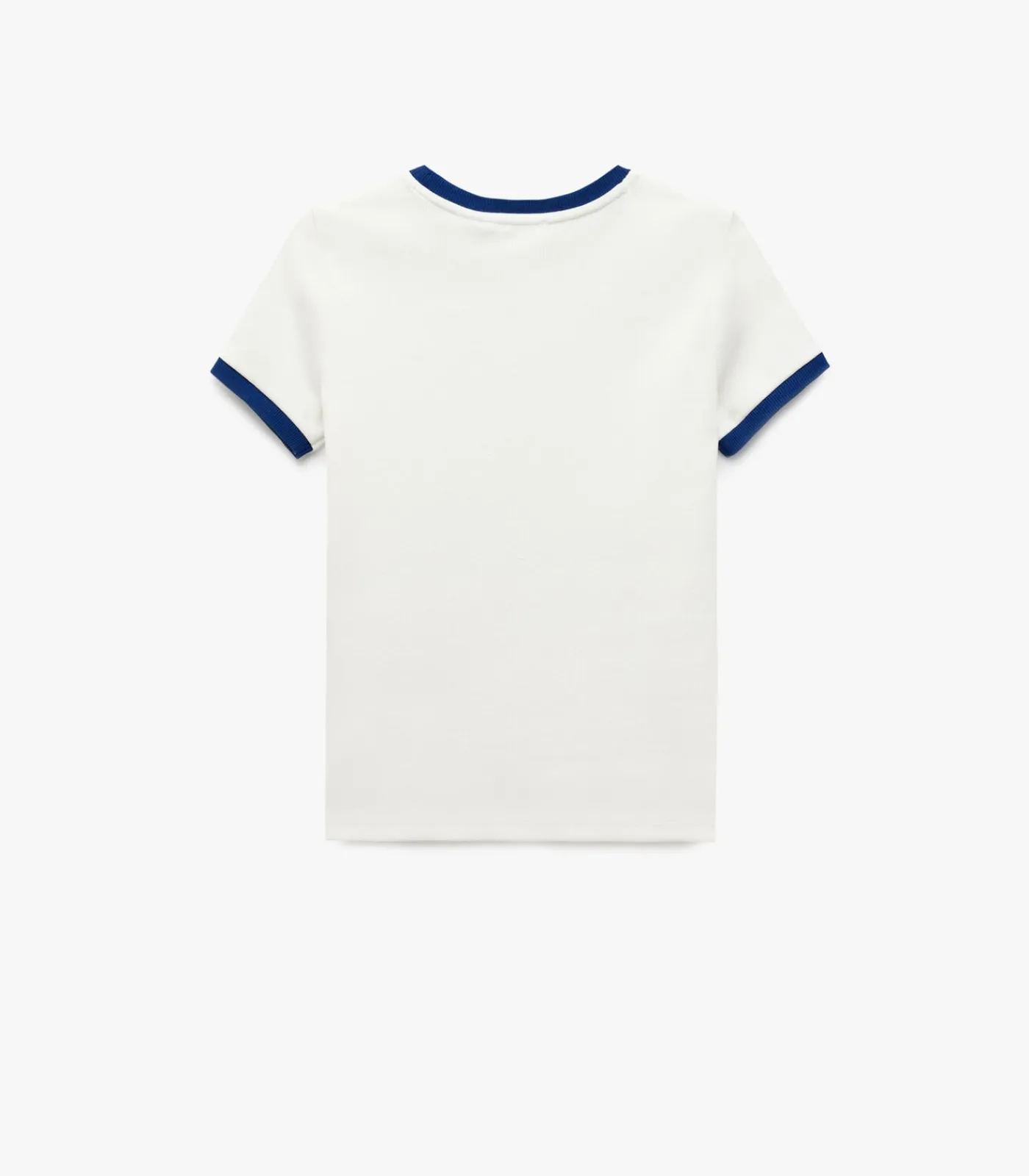 Outlet Katoenen T-shirt Korte Mouwen Yale Print Kinderen Tops